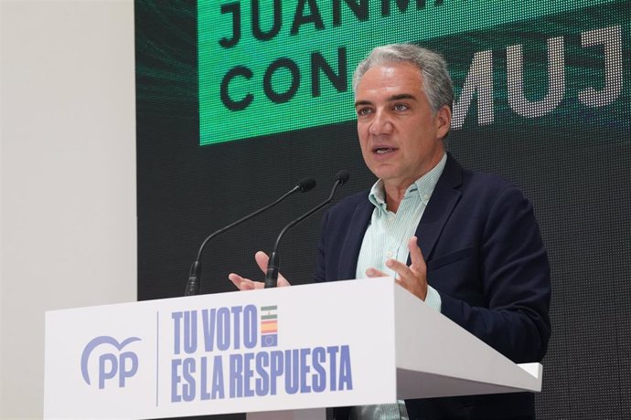 El vicesecretario de Coordinación Autonómica y Local del PP, Elías Bendodo, en una imagen de archivo. 