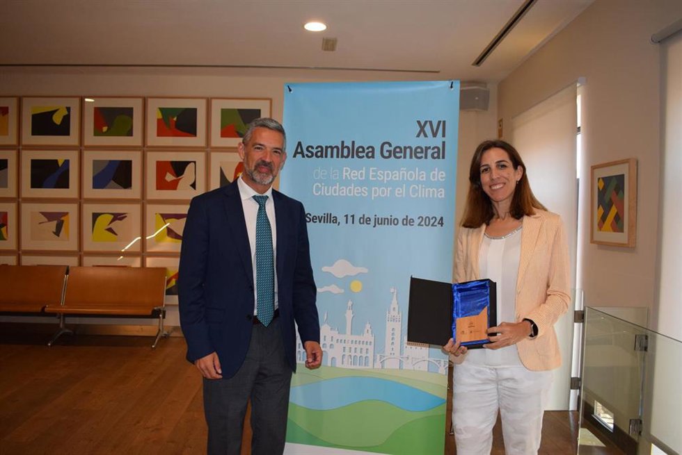 La FEMP premia al Ayuntamiento de Málaga por su trayectoria en la lucha contra el cambio climático.