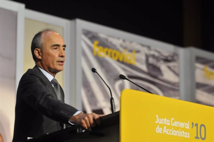 Archivo - El presidente de Ferrovial, Rafael del Pino