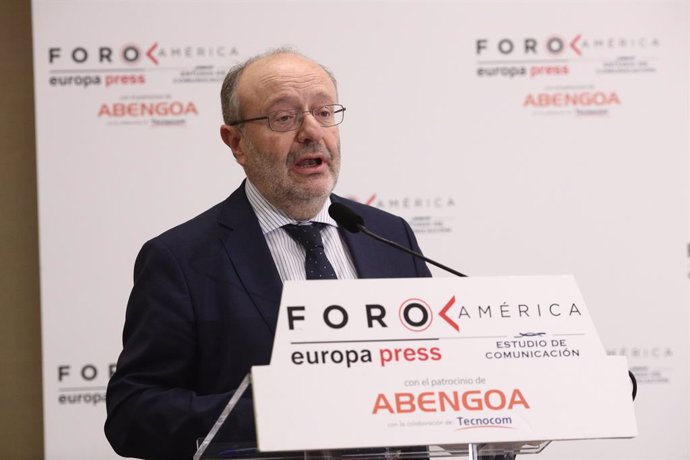 Archivo - Fernando García Casas, secretario de Estado de Cooperación Internacional y para Iberoamérica del Gobierno en un desayuno de Europa Press