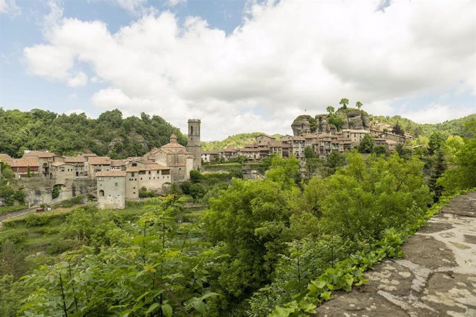 El conjunto monumental de Rupit (Barcelona).