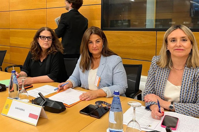 La consejera cántabra de Inclusión Social, Begoña Gómez del Río, en una conferencia sectorial en Madrid