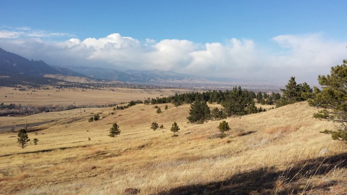 Uno de los paisajes analizados en el estudio, en Colorado (EEUU).