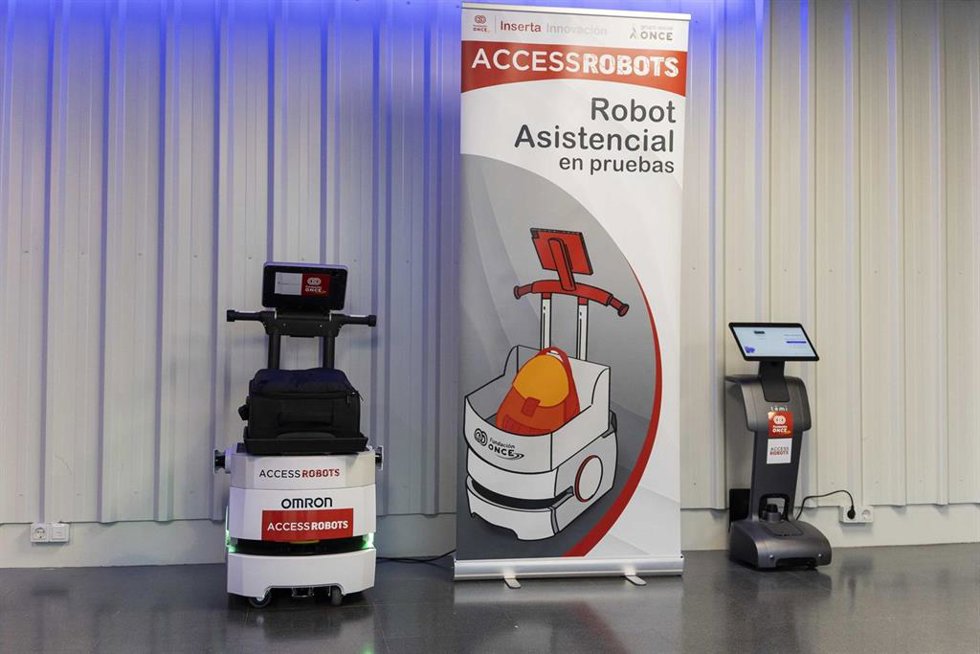 Los 'AccessRobots' de la Fundación ONCE para ofrecer a las personas autonomía, libertad y confort en su estancia en complejos hoteleros.