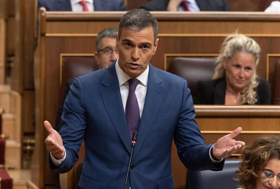 El presidente del Gobierno, Pedro Sánchez