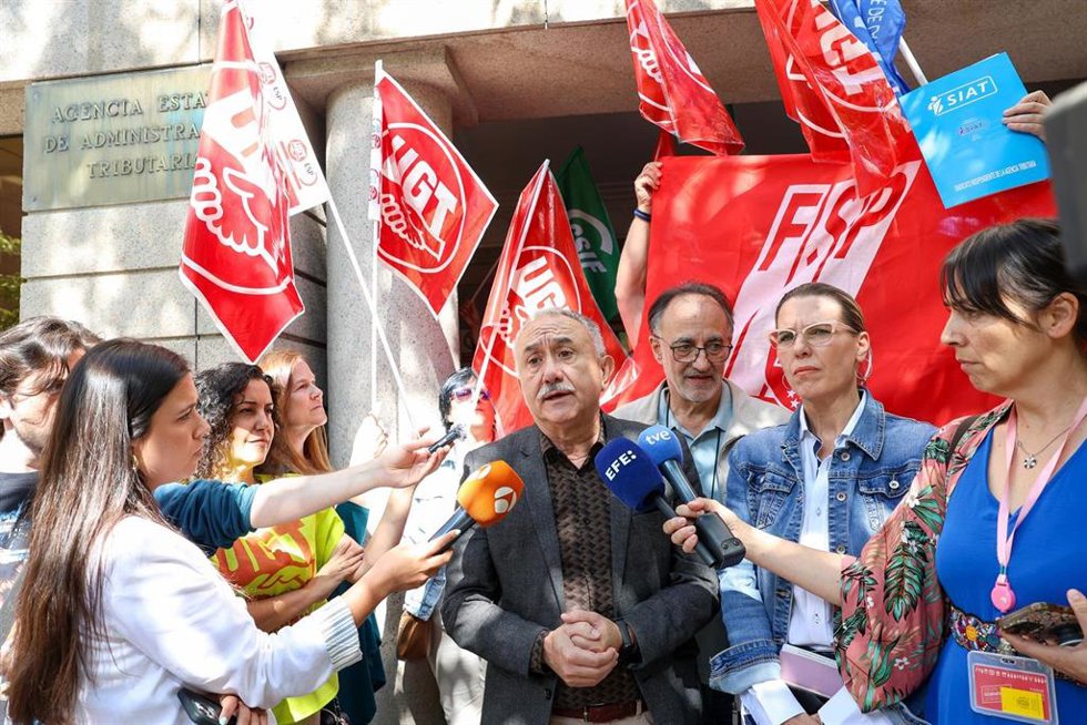 El secretario general de UGT, Pepe Álvarez. 