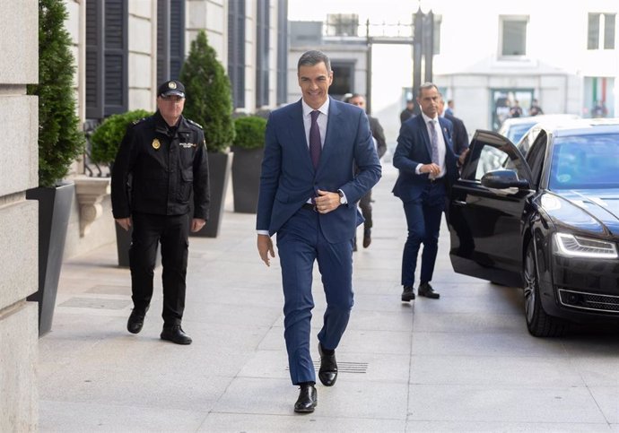 El presidente del Gobierno, Pedro Sánchez