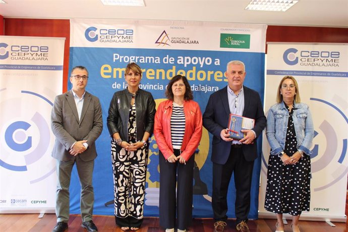 Presentación de la séptima edición del Programa de Apoyo a Emprendedores de la provincia de Guadalajara.