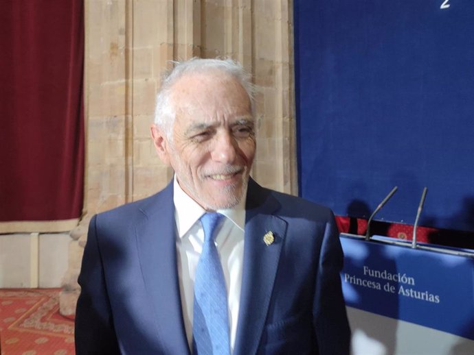 El expresidente del Principado de Asturias y secretario del Jurado del Premio Princesa de Asturias de la Concordia 2024, Pedro de Silva.