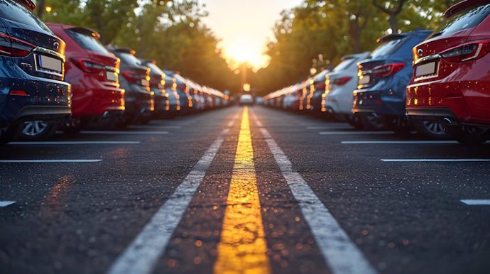 Coches aparcados en la calle