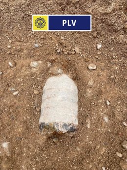 Localitzen un antic artefacte explosiu en les obres de rehabilitació d'un edifici a València