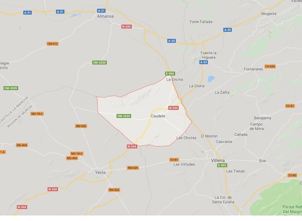 Archivo - Caudete en Google Maps.