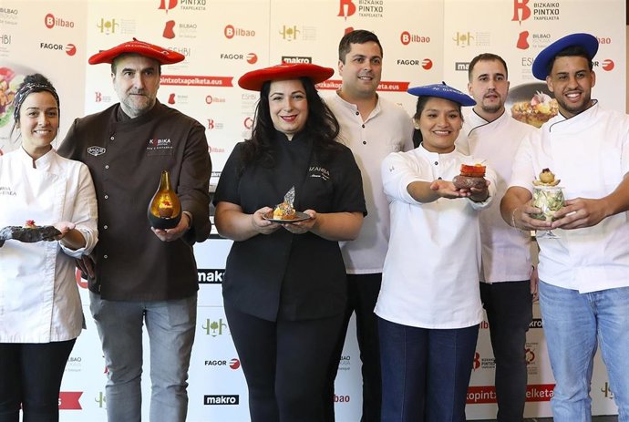 Ganadores del Campeonato de pintxos de Bizkaia 2024