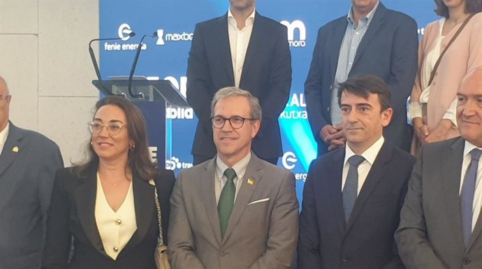 El consejero de Industria, Comercio y Empleo, Mariano Veganzones, en los Premios CEOE 2024 en Valladolid