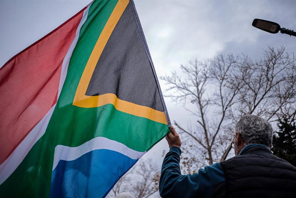 Archivo - Bandera de Sudáfrica