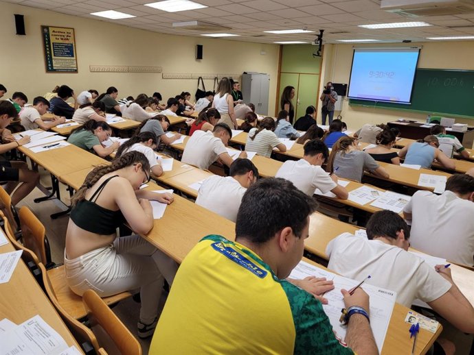 Realización en Jaén de la fase ordinaria de junio 2024 de la PEvAU