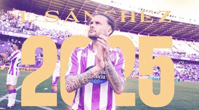 Fotomontaje con el anunción de la renovación de Iván Sánchez.