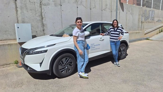 Parte del equipo del HSJD de Zaragoza en Alcañiz.