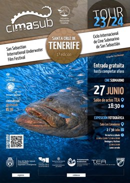 Cartel anunciador de Cimasub Tenerife