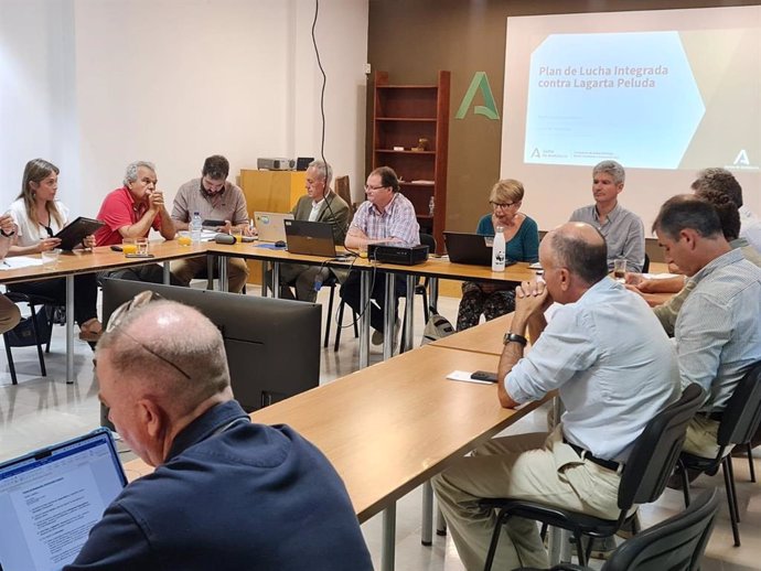 Reunión de la junta rectora del Parque Natural de Los Alcornocales en la provincia de Cádiz.