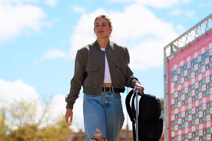 Archivo - Alexia Putellas llegando a la concentración de la selección española femenina de fútbol en Las Rozas (Madrid)