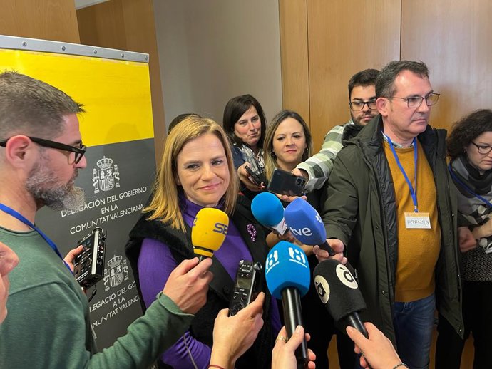 Archivo - La delegada del Gobierno en la Comunitat Valenciana, Pilar Bernabé (archivo)