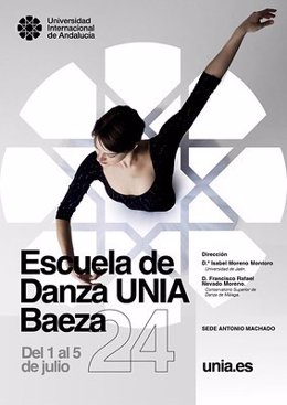 Cartel de la Escuela de Danza.