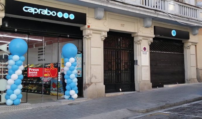 Supermercat Caprabo al barri del Poble-sec de Barcelona