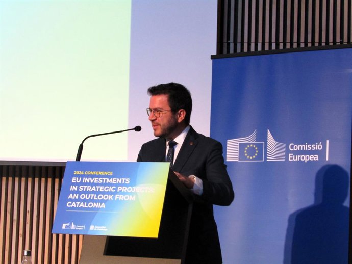 El presidente de la Generalitat en funciones, Pere Aragons