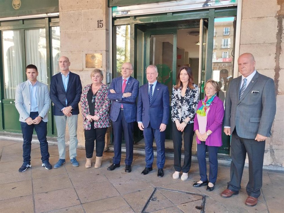 Visita del Lehendakari en funciones, Iñigo Urkullu, a Euskaltzaindia