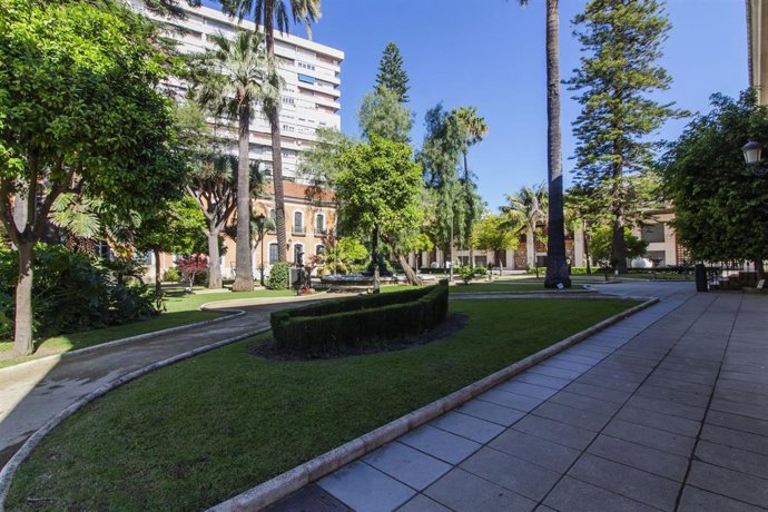 Archivo - Jardines de la Casa Colón de Huelva.