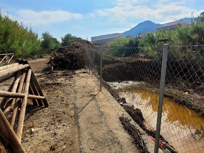 Imagen de los daños provocados por las tormentas en Torreagüera