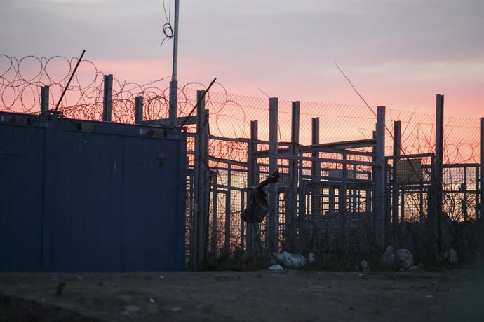 Archivo - March 23, 2017 - 23rd March. Kelebija, Serbia. Newly-built hungarian detention camp for migrants at the Serbian-Hungarian border