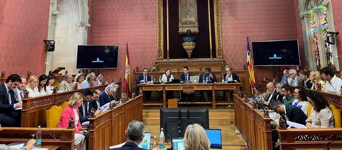 El pleno del Consell de Mallorca.