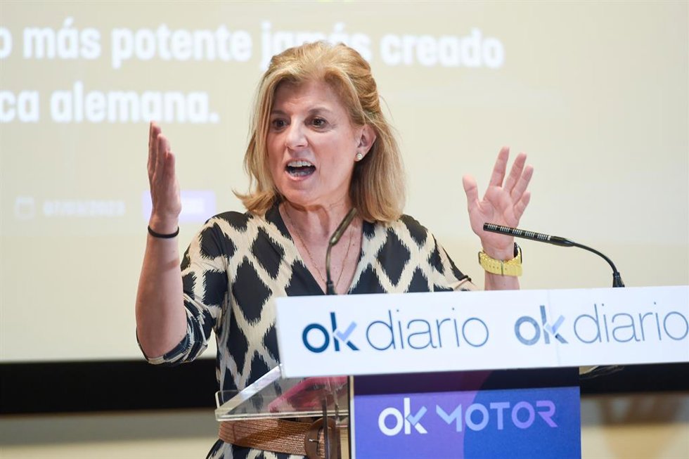 Archivo - La presidenta de Faconauto, Marta Blázquez.
