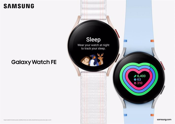 El nuevo Samsung Galaxy Watch FE equipa sensor BioActive para funciones de monitorización de salud y certificación IP68