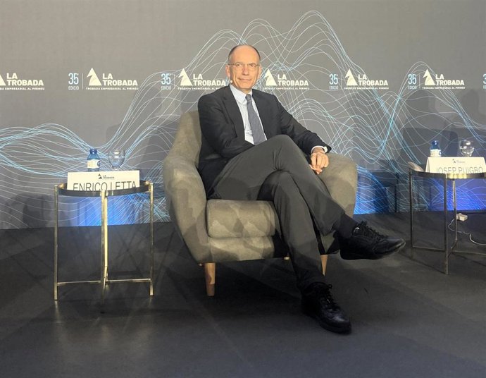 El ex primer ministro italiano Enrico Letta.