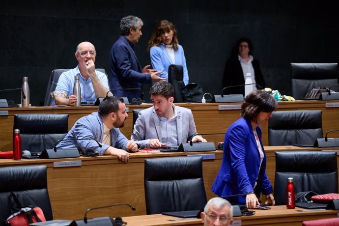 Imagen del pleno del Parlamento de Navarra