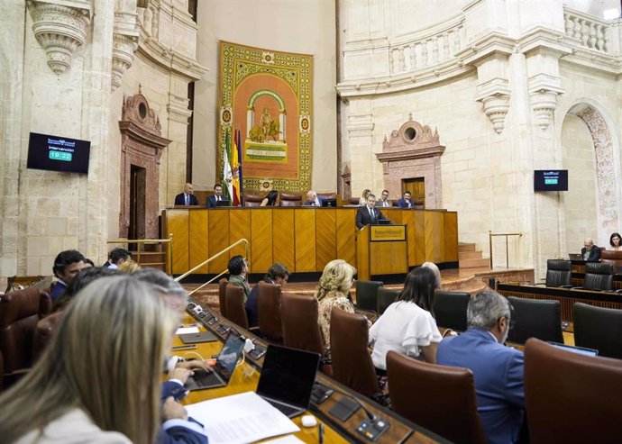 Pleno del Parlamento de Andalucía 