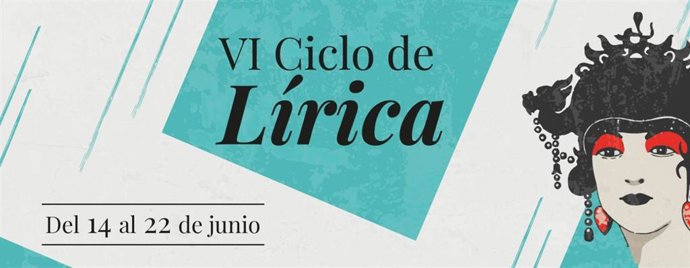 Cartel de la sexta edición del Ciclo de Lírica.
