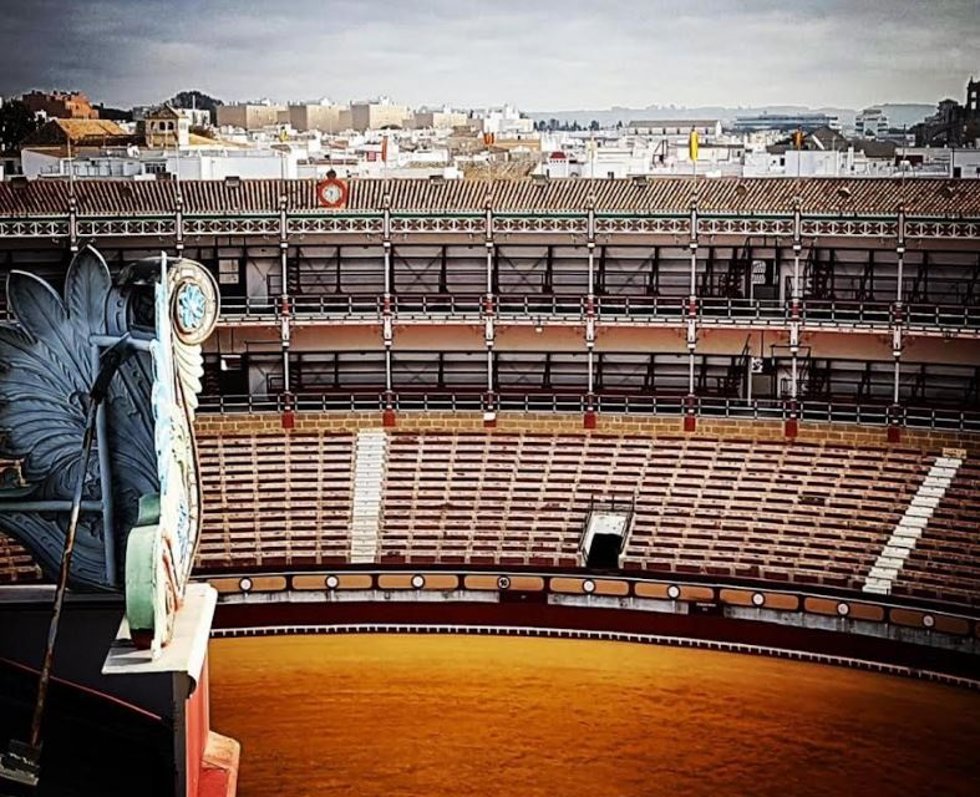 Plaza de toros de El Puerto de Santa María, municipio que se va a adherir a la Red de Municipios Taurinos de Andalucía.