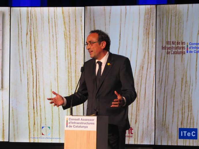 Archivo - El presidente del Parlament, Josep Rull