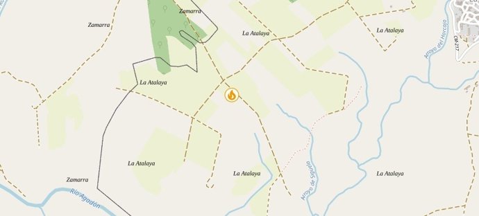 Información de incendios de la JCYL