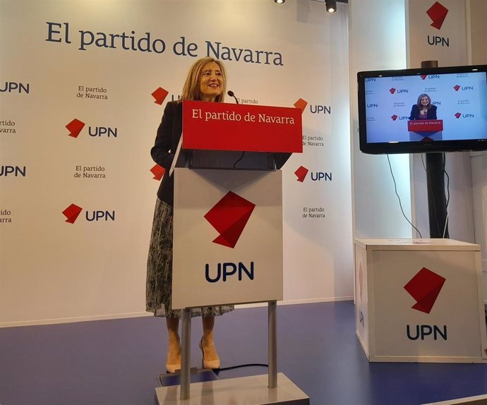 La portavoz de UPN en el Ayuntamiento de Pamplona, Cristina Ibarrola