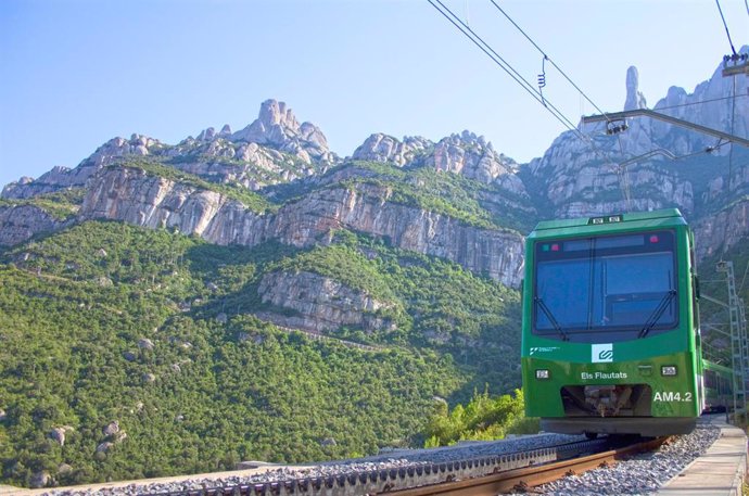 Tren cremallera de Montserrat