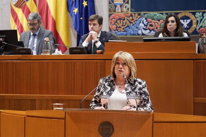 La consejera de Presidencia, Interior y Cultura del Gobierno de Aragón, Tomasa Hernández.