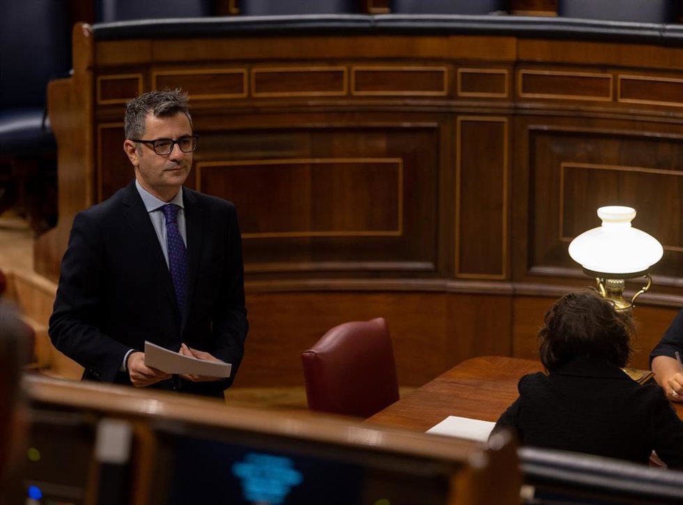 Archivo - El ministro de la Presidencia, Justicia y Relaciones con las Cortes, Félix Bolaños.