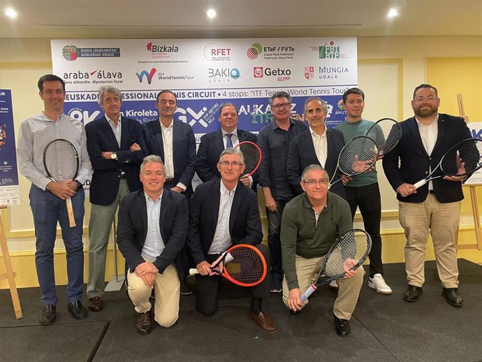 Presentación del  ‘Euskadi Professional Tennis Circuit’ en Bilbao