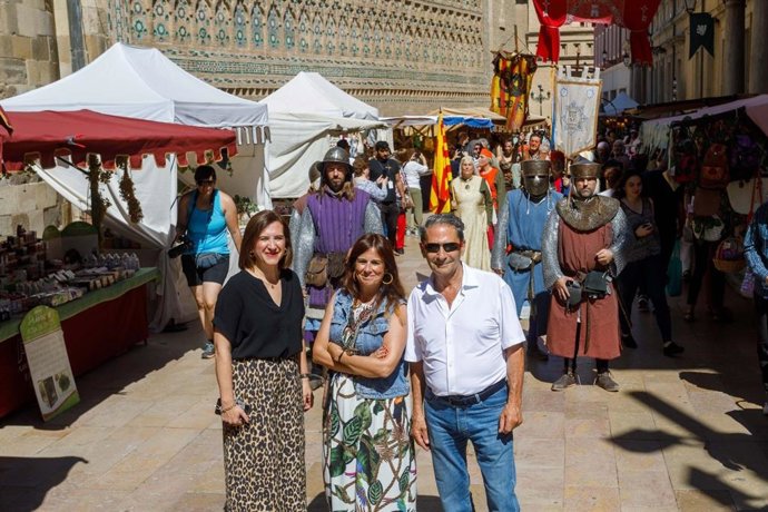 Inauguración del Mercado Medieval de las Tres Culturas de Zaragoza.