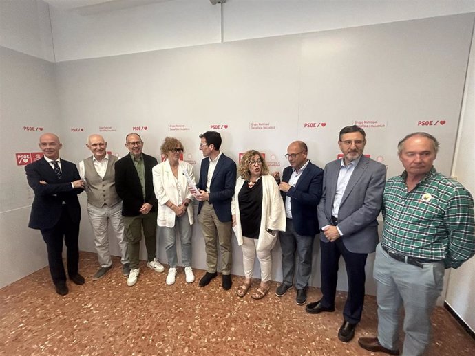 Miembros del Grupo Municipal Socialista en el Ayuntamiento de Valladolid